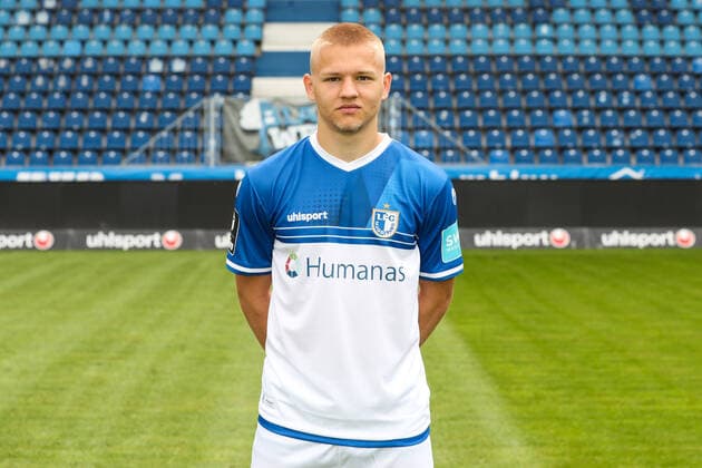 Andreas Mueller Müller (1. FC Magdeburg,16) - 3. Liga 2021 2022 offizieller Fototermin 1. FC Magdeburg in der MDCC Arena in Magdeburg - Deutschland, Fussball, Maenner,GER,15.07.2021