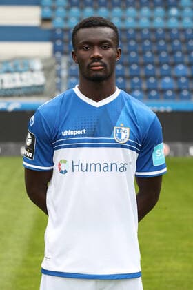 Sirlord Conteh (1. FC Magdeburg,17) - 3. Liga 2021 2022 offizieller Fototermin 1. FC Magdeburg in der MDCC Arena in Magdeburg - Deutschland, Fussball, Maenner,GER,15.07.2021