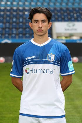 Jason Ceka (1. FC Magdeburg,21) - 3. Liga 2021 2022 offizieller Fototermin 1. FC Magdeburg in der MDCC Arena in Magdeburg - Deutschland, Fussball, Maenner,GER,15.07.2021