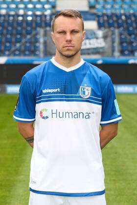 Nico Granatowski (1. FC Magdeburg,31) - 3. Liga 2021 2022 offizieller Fototermin 1. FC Magdeburg in der MDCC Arena in Magdeburg - Deutschland, Fussball, Maenner,GER,15.07.2021
