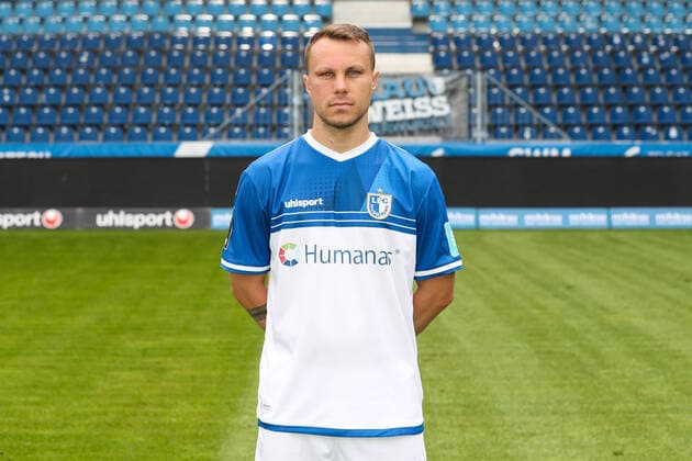 Nico Granatowski (1. FC Magdeburg,31) - 3. Liga 2021 2022 offizieller Fototermin 1. FC Magdeburg in der MDCC Arena in Magdeburg - Deutschland, Fussball, Maenner,GER,15.07.2021