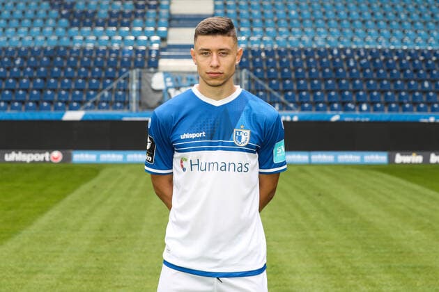 Ole Hoch (1. FC Magdeburg,32) - 3. Liga 2021 2022 offizieller Fototermin 1. FC Magdeburg in der MDCC Arena in Magdeburg - Deutschland, Fussball, Maenner,GER,15.07.2021