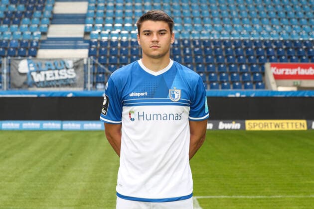 Julian Weigel (1. FC Magdeburg,34) - 3. Liga 2021 2022 offizieller Fototermin 1. FC Magdeburg in der MDCC Arena in Magdeburg - Deutschland, Fussball, Maenner,GER,15.07.2021