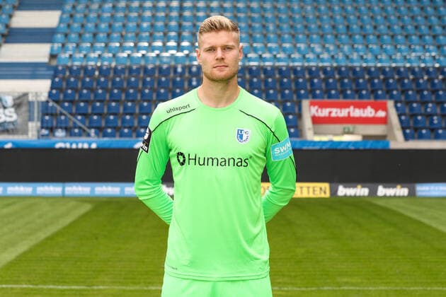 Torwart Benjamin Leneis (1. FC Magdeburg,39) - 3. Liga 2021 2022 offizieller Fototermin 1. FC Magdeburg in der MDCC Arena in Magdeburg - Deutschland, Fussball, Maenner,GER,15.07.2021