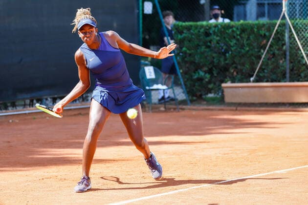 Ngounoue Clervie from USA during Bonfiglio Trophy 2021, Tennis Internationals in Milan, Italy, July 16 2021  Copyright: xLiveMedia RobertaxCorradinx xIPAx xLiveMediax 0