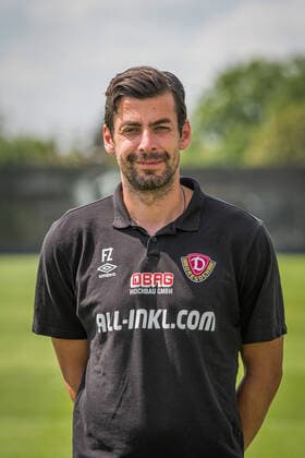 Co-Trainer Ferydoon Zandi; SG Dynamo Dresden; 2.BL, Porträttermin 2021 2022