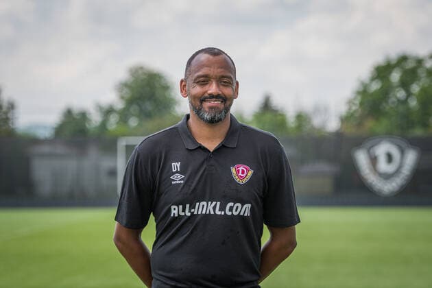 Torwarttrainer David Yelldell; SG Dynamo Dresden; 2.BL, Porträttermin 2021 2022