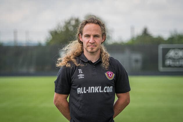 Physiotherapeut Tobias Lange; SG Dynamo Dresden; 2.BL, Porträttermin 2021 2022