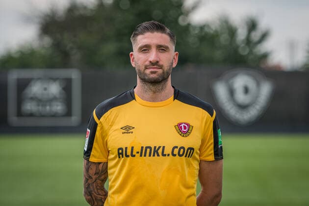 Brandon Borrello; SG Dynamo Dresden; 2.BL, Porträttermin 2021 2022