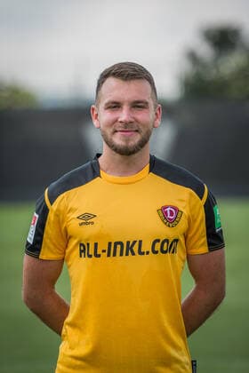 Justin Löwe (Loewe); SG Dynamo Dresden; 2.BL, Porträttermin 2021 2022