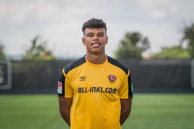 Ransford-Yeboah Königsdörffer (Koenigsdoerffer); SG Dynamo Dresden; 2.BL, Porträttermin 2021 2022
