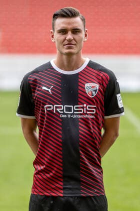 Thomas Keller (27, FCI) ; FC Ingolstadt 04; 2.BL, Porträttermin 2021 2022 2. Bundesliga - FC Ingolstadt 04 Saison 2021 2022