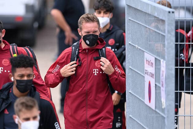 Fussball 1. Bundesliga Saison 2021 2022 Testspiel in Villingen 1. FC Koeln - FC Bayern Muenchen 17.07.2021 Trainer Julian Nagelsmann (FC Bayern Muenchen)