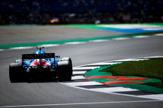 31 Esteban Ocon (FRA, Alpine F1 Team), F1 Grand Prix of Great Britain at Silverstone Circuit on July 17, 2021 in Silverstone, United Kingdom. (Photo by HOCH ZWEI) Silverstone United Kingdom