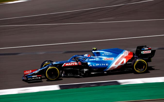 31 Esteban Ocon (FRA, Alpine F1 Team), F1 Grand Prix of Great Britain at Silverstone Circuit on July 17, 2021 in Silverstone, United Kingdom. (Photo by HOCH ZWEI) Silverstone United Kingdom