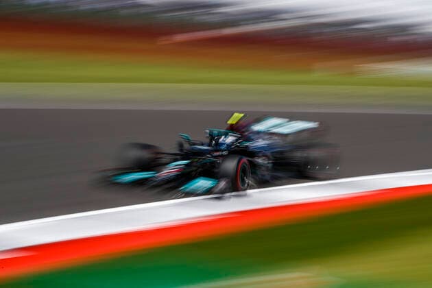 77 Valtteri Bottas (FIN, Mercedes-AMG Petronas F1 Team), F1 Grand Prix of Great Britain at Silverstone Circuit on July 17, 2021 in Silverstone, United Kingdom. (Photo by HOCH ZWEI) Silverstone United Kingdom