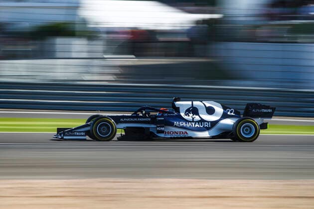 22 Yuki Tsunoda (JPN, Scuderia AlphaTauri Honda), F1 Grand Prix of Great Britain at Silverstone Circuit on July 17, 2021 in Silverstone, United Kingdom. (Photo by HOCH ZWEI) Silverstone United Kingdom
