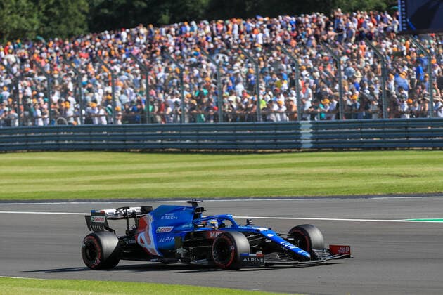 FORMULA 1 BRITISH GRAND PRIX, 17 07 2021 Silverstone Circuit. 17 July 2021 Fernando Alonso (SPA), Alpine A521 during the FORMULA 1 PIRELLI BRITISH GRAND PRIX SPRINT QUALIFYING RACE at Silverstone, United Kingdom Editorial Use Only Copyright: xPhilxDuncanx ESM-0060-0007