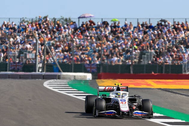 FORMULA 1 BRITISH GRAND PRIX, 17 07 2021 Silverstone Circuit. 17 July 2021 Mick Schumacher (GER), Haas VF-21 during the FORMULA 1 PIRELLI BRITISH GRAND PRIX SPRINT QUALIFYING RACE at Silverstone, United Kingdom Editorial Use Only Copyright: xPhilxDuncanx ESM-0060-0014