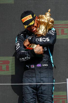 44 Lewis Hamilton (GBR, Mercedes-AMG Petronas F1 Team), F1 Grand Prix of Great Britain at Silverstone Circuit on July 18, 2021 in Silverstone, United Kingdom. (Photo by HOCH ZWEI) Silverstone United Kingdom