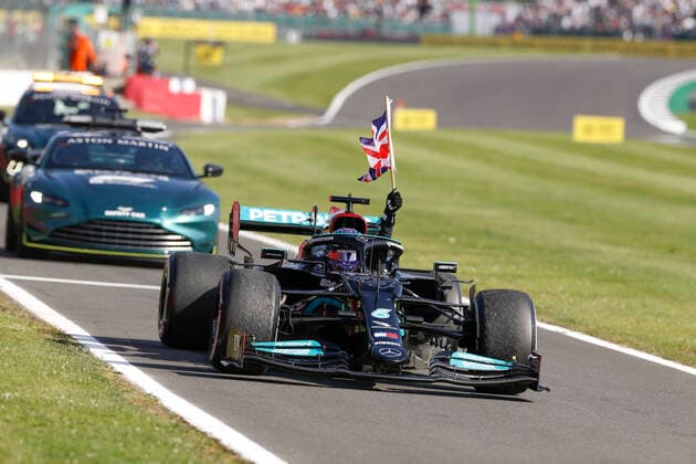 44 Lewis Hamilton (GBR, Mercedes-AMG Petronas F1 Team), F1 Grand Prix of Great Britain at Silverstone Circuit on July 18, 2021 in Silverstone, United Kingdom. (Photo by HOCH ZWEI) Silverstone United Kingdom