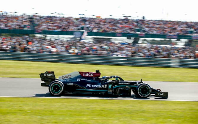 44 Lewis Hamilton (GBR, Mercedes-AMG Petronas F1 Team), F1 Grand Prix of Great Britain at Silverstone Circuit on July 18, 2021 in Silverstone, United Kingdom. (Photo by HOCH ZWEI) Silverstone United Kingdom