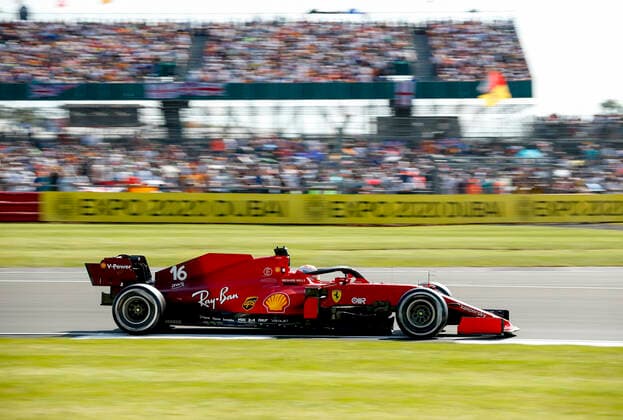 16 Charles Leclerc (MON, Scuderia Ferrari Mission Winnow), F1 Grand Prix of Great Britain at Silverstone Circuit on July 18, 2021 in Silverstone, United Kingdom. (Photo by HOCH ZWEI) Silverstone United Kingdom