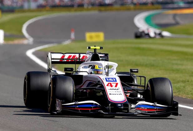 47 Mick Schumacher (GER, Haas F1 Team), F1 Grand Prix of Great Britain at Silverstone Circuit on July 18, 2021 in Silverstone, United Kingdom. (Photo by HOCH ZWEI) Silverstone United Kingdom
