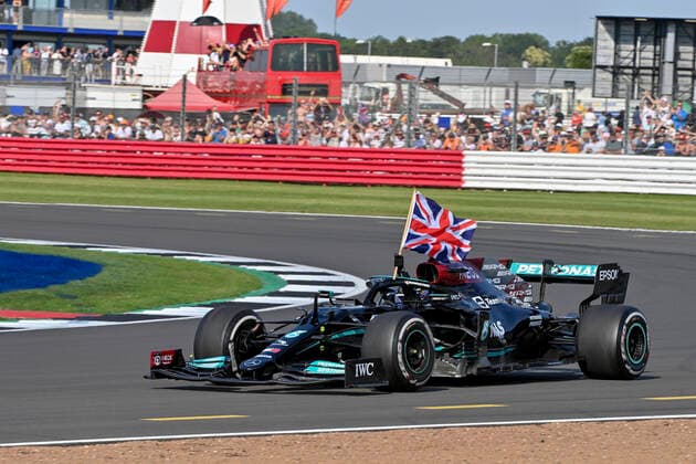 44 Lewis Hamilton (GBR, Mercedes-AMG Petronas F1 Team), F1 Grand Prix of Great Britain at Silverstone Circuit on July 18, 2021 in Silverstone, United Kingdom. (Photo by HOCH ZWEI) Silverstone United Kingdom