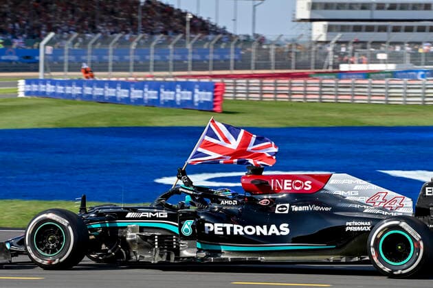 44 Lewis Hamilton (GBR, Mercedes-AMG Petronas F1 Team), F1 Grand Prix of Great Britain at Silverstone Circuit on July 18, 2021 in Silverstone, United Kingdom. (Photo by HOCH ZWEI) Silverstone United Kingdom
