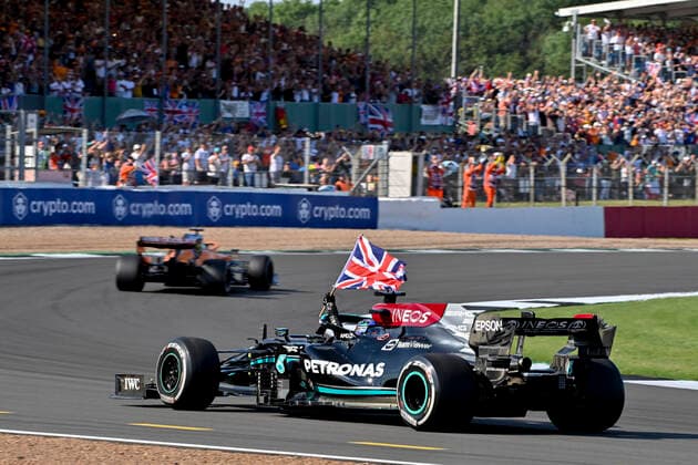 44 Lewis Hamilton (GBR, Mercedes-AMG Petronas F1 Team), F1 Grand Prix of Great Britain at Silverstone Circuit on July 18, 2021 in Silverstone, United Kingdom. (Photo by HOCH ZWEI) Silverstone United Kingdom
