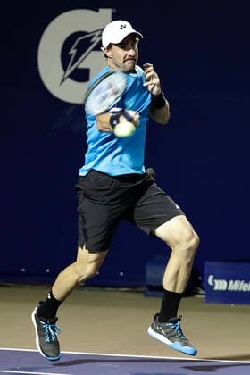 The American Johnson Steve in action against the Mexican Gerardo Lopez, today, during the first day of activities of the Los Cabos Tennis Open, in the state of Baja California Sur, Mexico, 19 July 2021. EFE Jorge Reyes Los Cabos Tennis Open !ACHTUNG: NUR REDAKTIONELLE NUTZUNG!  Copyright: xJORGExREYESx MEX7128 20210720-280e9b70ce63cee3d48124e1e04488416af8e2c4
