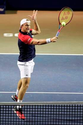 The American Denis Kudla in action against the Australian Thanasi Kokkinakis, today, during the first day of activities of the Los Cabos Tennis Open, in the state of Baja California Sur, Mexico, 19 July 2021. EFE Jorge Reyes Los Cabos Tennis Open !ACHTUNG: NUR REDAKTIONELLE NUTZUNG!  Copyright: xJorgexReyesx MEX7133 20210720-f05ebaeadc3ce7587517193ea1d84006ab4b2333