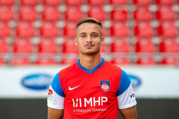 Marvin Rittmueller (FC Heidenheim, 18), GER, 1. FC Heidenheim 1846 e.V., Fussball, 2. Bundesliga, Spielerportraits, Freisteller, Spielzeit 2021 2022, 20.07.2021, GER, 1. FC Heidenheim 1846 e.V., Fussball, 2. Bundesliga, Spielerportraits, Freisteller, Spielzeit 2021 2022, 20.07.2021 Heidenheim Copyright: xEibner-Pressefotox EP_EER