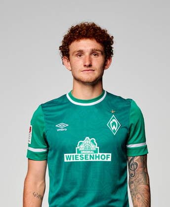 Portraits SV Werder Bremen 2021 2022 SV Werder Bremen; 2.BL, Porträttermin 2021 2022 Joshua Sargent (Werder Bremen 19)