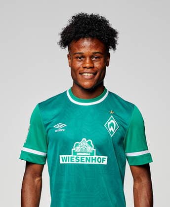 Portraits SV Werder Bremen 2021 2022 SV Werder Bremen; 2.BL, Porträttermin 2021 2022 Abdenego Nankishi (Werder Bremen 17),