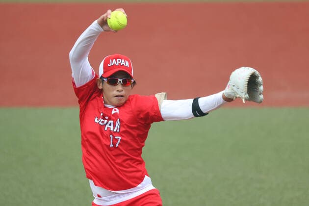 Yukiko Ueno (JPN), JULY 22, 2021 - Softball : Opening Round match between Japan - Mexico during the Tokyo 2020 Olympic Games, Olympische Spiele, Olympia, OS at the Fukushima Azuma Baseball Stadium in Fukushima, Japan. Noxthirdxpartyxsales  (165146418)
