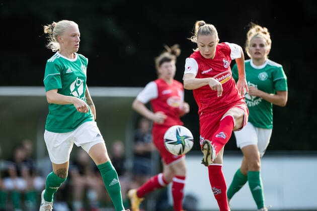 Testspiel: 1. FC Koeln - Vorwaerts SpoHo; 21.07.2021 Weronika Zaistowska ( 24, 1. FC Koeln) Testspiel: 1. FC Koeln - Vorwaerts SpoHo, Koeln, Geissbockheim DFL REGULATIONS PROHIBIT ANY USE OF PHOTOGRAPHS AS IMAGE SEQUENCES AND OR QUASI-VIDEO. Copyright: xBEAUTIFULxSPORTS Wunderlx