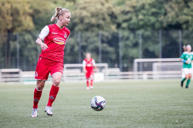 Testspiel: 1. FC Koeln - Vorwaerts SpoHo; 21.07.2021 Weronika Zaistowska ( 24, 1. FC Koeln) Testspiel: 1. FC Koeln - Vorwaerts SpoHo, Koeln, Geissbockheim DFL REGULATIONS PROHIBIT ANY USE OF PHOTOGRAPHS AS IMAGE SEQUENCES AND OR QUASI-VIDEO. Copyright: xBEAUTIFULxSPORTS Wunderlx