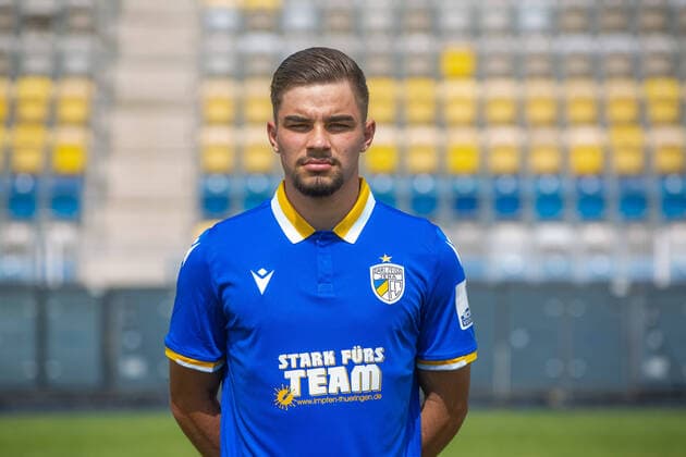 Jena , 220721 , Fussball Regionalliga , FC Carl-Zeiss Jena ; , Termin termin , Portraits im Bild: Silas Hagemann