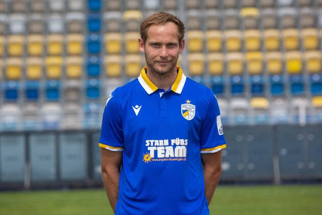 Jena , 220721 , Fussball Regionalliga , FC Carl-Zeiss Jena ; , Termin termin , Portraits im Bild: Rene Lange
