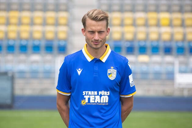 Jena , 220721 , Fussball Regionalliga , FC Carl-Zeiss Jena ; , Termin termin , Portraits im Bild: Maximilian Oesterhelweg