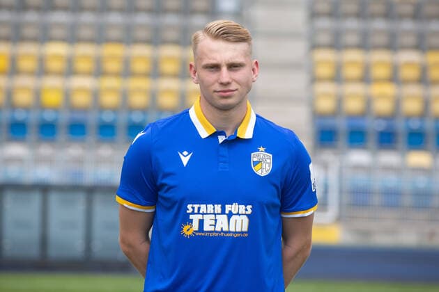 Jena , 220721 , Fussball Regionalliga , FC Carl-Zeiss Jena ; , Termin termin , Portraits im Bild: Felix Rehder