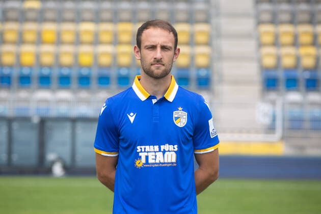 Jena , 220721 , Fussball Regionalliga , FC Carl-Zeiss Jena ; , Termin termin , Portraits im Bild: Kevin Wolf