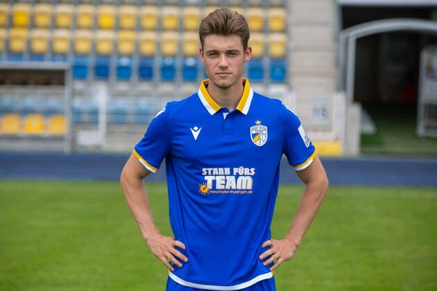 Jena , 220721 , Fussball Regionalliga , FC Carl-Zeiss Jena ; , Termin termin , Portraits im Bild: Marcel Hoppe