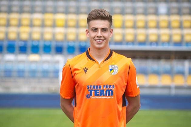 Jena , 220721 , Fussball Regionalliga , FC Carl-Zeiss Jena ; , Termin termin , Portraits im Bild: Alexios Dedidis