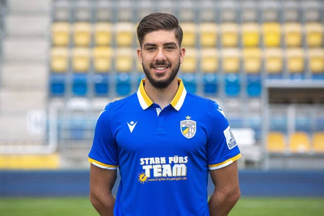 Jena , 220721 , Fussball Regionalliga , FC Carl-Zeiss Jena ; , Termin termin , Portraits im Bild: Vasilios Dedidis