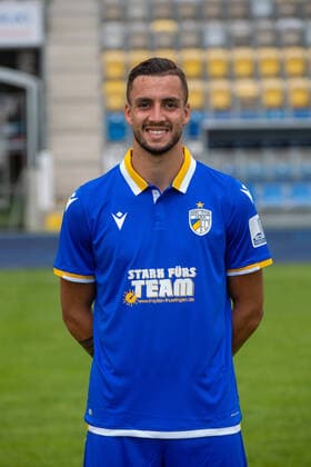 Jena , 220721 , Fussball Regionalliga , FC Carl-Zeiss Jena ; , Termin termin , Portraits im Bild: Justin Schau