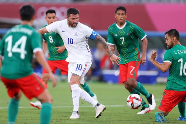 Sport Bilder des Tages Andre-Pierre Gignac (FRA), JULY 22, 2021 - Football : Men s First Round Group A match betwee Mexico 4-1 France during the Tokyo 2020 Olympic Games, Olympische Spiele, Olympia, OS at the Tokyo Stadium in Tokyo, Japan. Noxthirdxpartyxsales  (165172524)