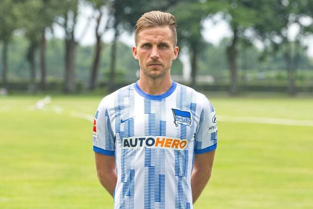 Peter Pekarik, Hertha BSC, 1. BL, Portraettermin 2021 2022, 22.07.21, GER, Berlin, Fussball, 22.07.21, Hertha BSC Berlin Copyright: xUwexKoch Eibner-Pressefotox EP_EER